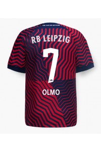 Fotbalové Dres RB Leipzig Dani Olmo #7 Venkovní Oblečení 2023-24 Krátký Rukáv